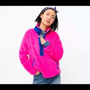 JCrew Sherpa Half Zip